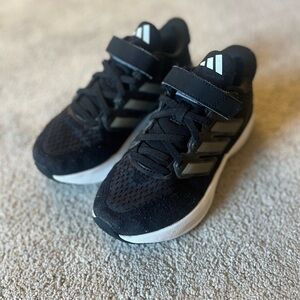 Adidas Kids Black and White Sneakers